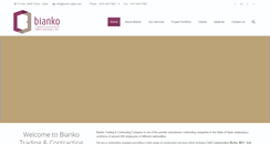 Desktop Screenshot of bianko-qatar.com